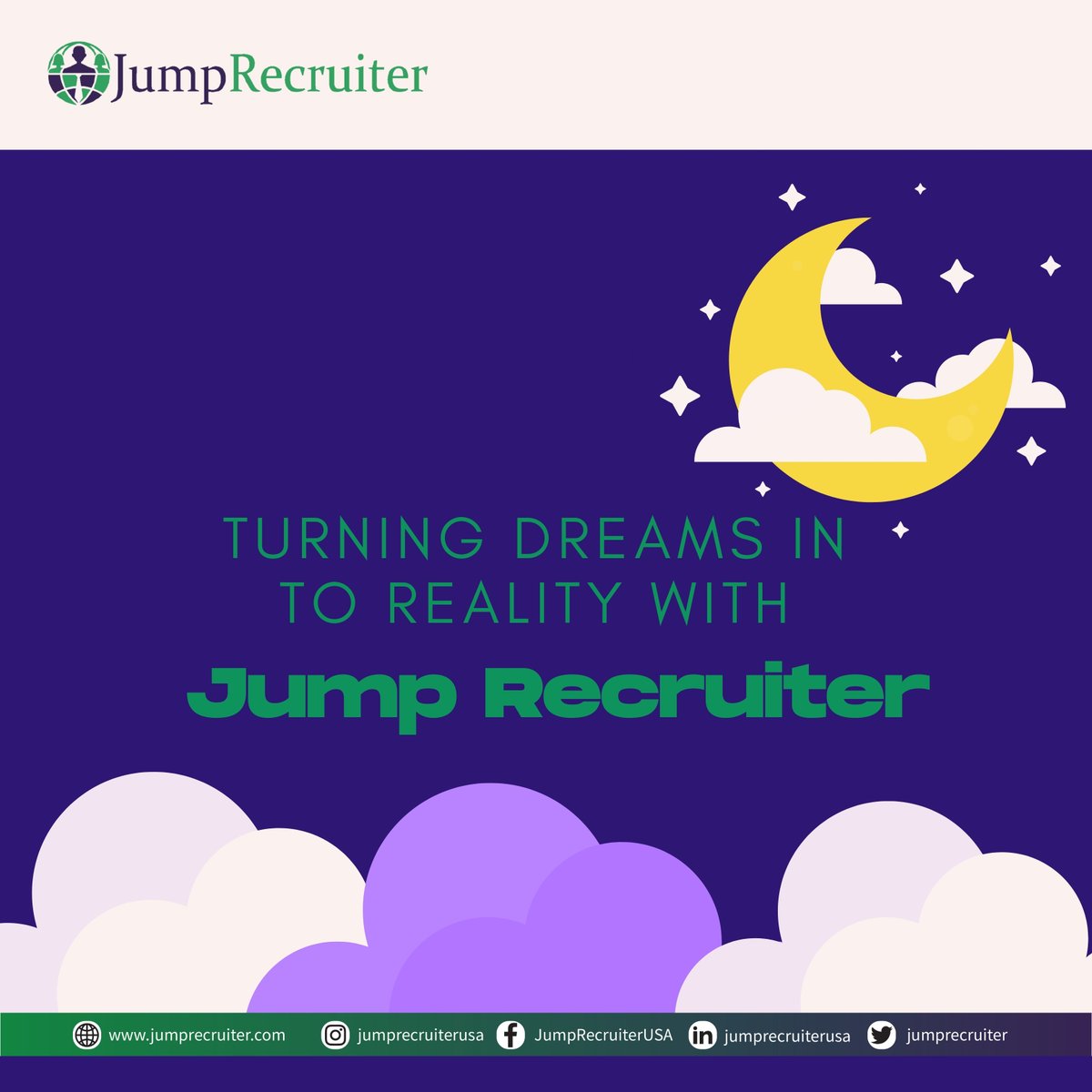 JumpRecruiter's tweet photo. Whatever #employment you need, whether you're trying to progress your career or entirely shift #industries, is available on Jump Recruiter.

Visit Us: https://t.co/HoQyD9Wr5O

#usa #work #jobs #career #hirirng #recruit #dreamjob #candidate #jobhunting #jumprecuriter https://t.co/U5S3kNLYhL