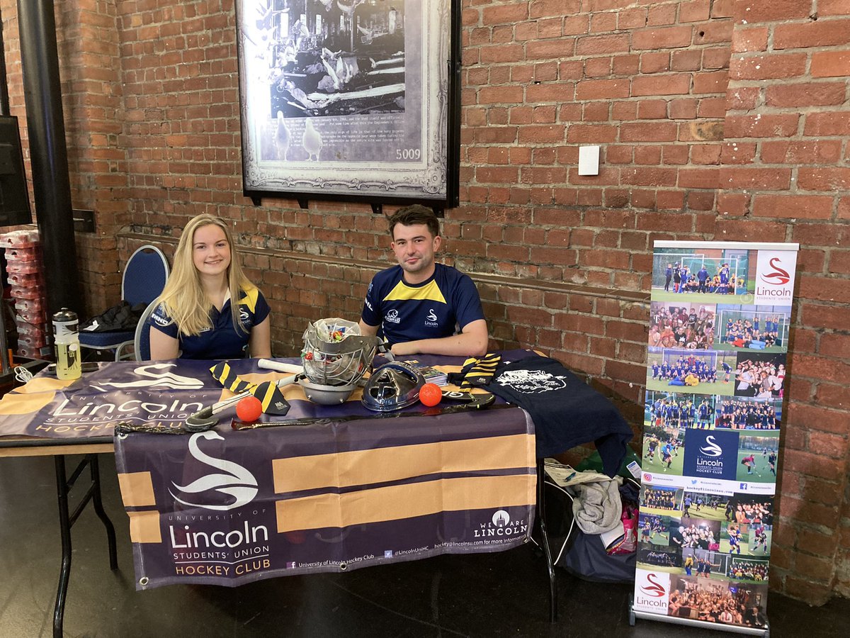 Be sure to stop by the hockey stall at the sports fayre today 🏑💙💛#WeAreLincoln