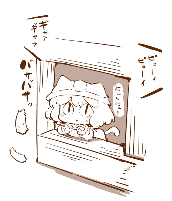最近、夜になると家の周りに鳥が集まってきている気がします…🐦 