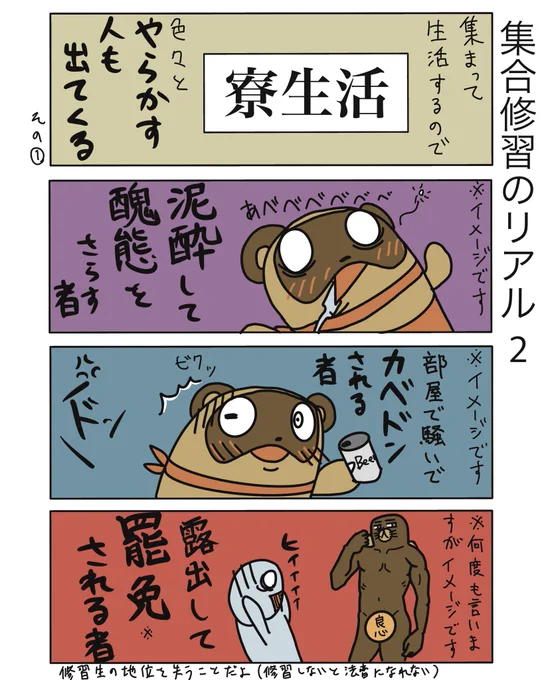 当時ニュースにもなってましたね。
修習生やらかしシリーズは何件か投稿予定!

#弁護士 #法律事務所 #漫画 #四コマ漫画  #エッセイ漫画  #漫画が読めるハッシュタグ #マンガが読めるハッシュタグ #たぬじろう #食っていけない弁護士 