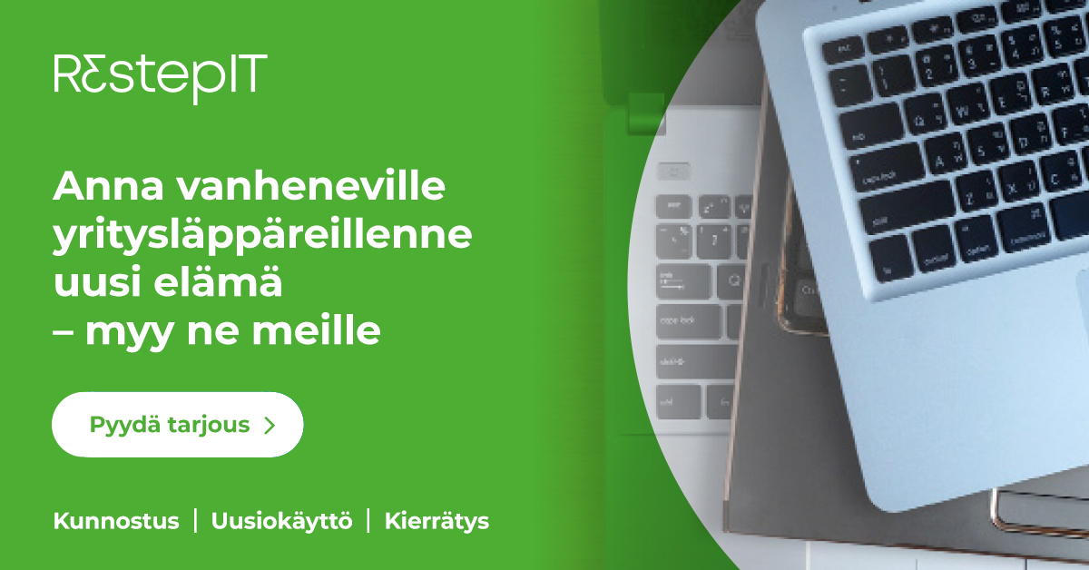 98 % meille palautuvista vuokralaitteista saa uuden elämän, ja tarjoamme saman palvelun myös ostaessamme organisaatioilta vanhenevia IT-laitteita. Tutustu miten voit edistää oman yrityksesi vastuullisuutta hyödyntämällä REstepIT-palveluamme:   hubs.la/H0YTLt40