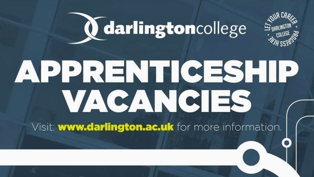 Darlingtonfe's tweet photo. Find an apprenticeship with Darlington College!

Over 40 opportunities at the time of posting covering;
Business - Hospitality and Catering - ICT - Science - Teaching Assistant- Engineering - Motor Vehicle

For the full list visit: https://t.co/dXShyMXouS https://t.co/qwrjgJMbMQ