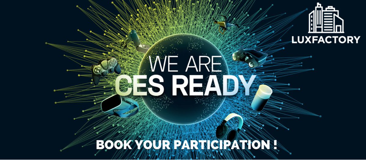 Luxfactory (@luxfactorycom) on Twitter photo Application Form now available : 👉 luxfactory.com/ces2022 👈
Contact us : 👉 ces2022@luxfactory.com 👈
#CES #businesstrip #luxembourg #Lasvegas #startup #innovation #newtechnologies Application Form now available : 👉 luxfactory.com/ces2022 👈
Contact us : 👉 ces2022@luxfactory.com 👈
#CES #businesstrip #luxembourg #Lasvegas #startup #innovation #newtechnologies