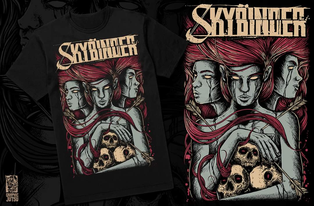 Official merch depicting the artwork of our debut album and our GoT inspired double single. Stock still available! #merchandise #tshirt #metalmerch #GameOfThrones #metalcore #artwork #metalgirl #metalgreece #dragons #Dragon