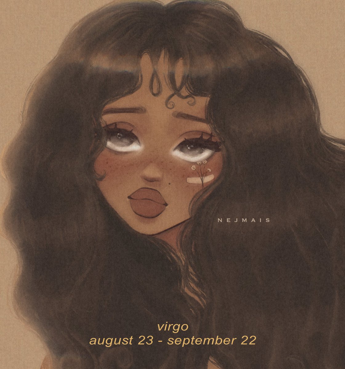 nejmais's tweet photo. hii new to art twt and looking for some art moots! i dont know how to describe my art style tbh, i just like drawing pretty girls and i love a brown color palette!! like, rt or follow and i’ll follow u <3 #arttwt #artmoots #drawingwhileblack #blacktober https://t.co/RpBsYrWKPQ