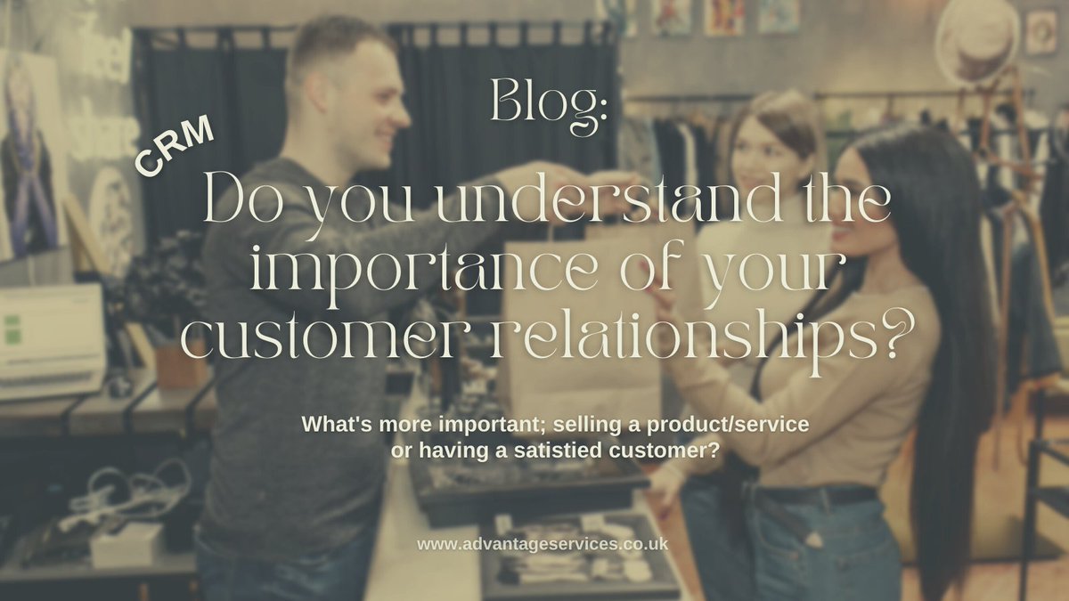 Advantage_S's tweet photo. Blog time! Grab a brew and read our latest blog https://t.co/Jm9U1KxZX1 #CRM #CustomerRelationships #Blog https://t.co/QszZaRVJ9a