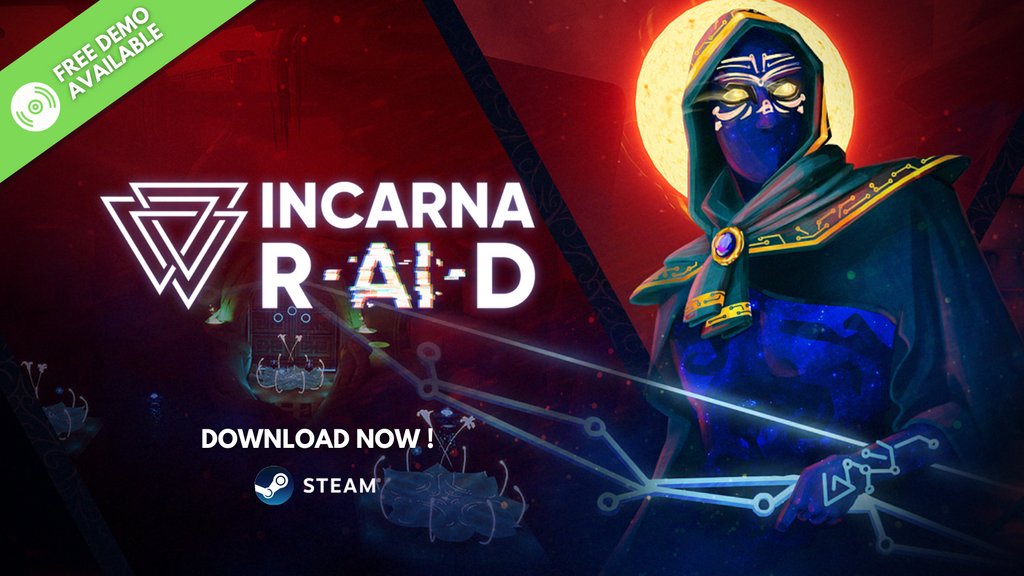 ✅ Incarna R·AI·D ➡️ FREE Demo available on Steam 🥳🤩

Download it now to discover the amazing world of Incarna, in this great solo VR Adventure 💥

👉 buff.ly/3j6YQDf

Don't forget to leave your review ! 👍 Your feedback is greatly apreciated 👏