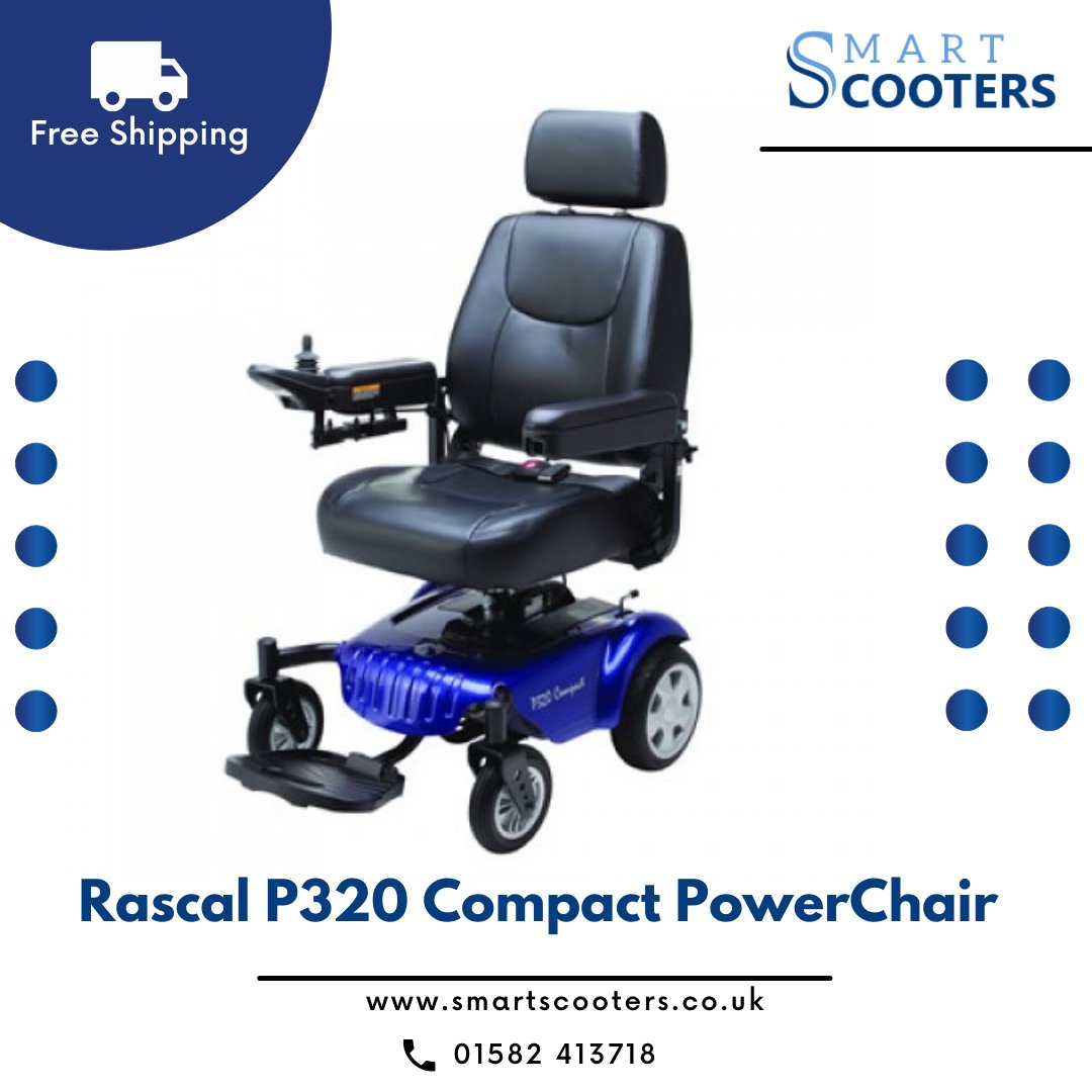 Rascal P320 Compact PowerChair is half the size of other power chairs, weighing only 58lb at its heaviest point, making it incredibly portable. 
Shop on:
smartscooters.co.uk

#Powerchair #mobilitychairs #mobility #smartchairs #selfisolating #unitedkingdome #smartscooter