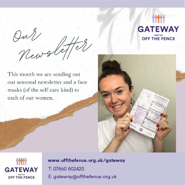This month we are sending out over 100 newsletters and skin care masks out to our women! Our seasonal newsletter includes updates and what is coming up soon.