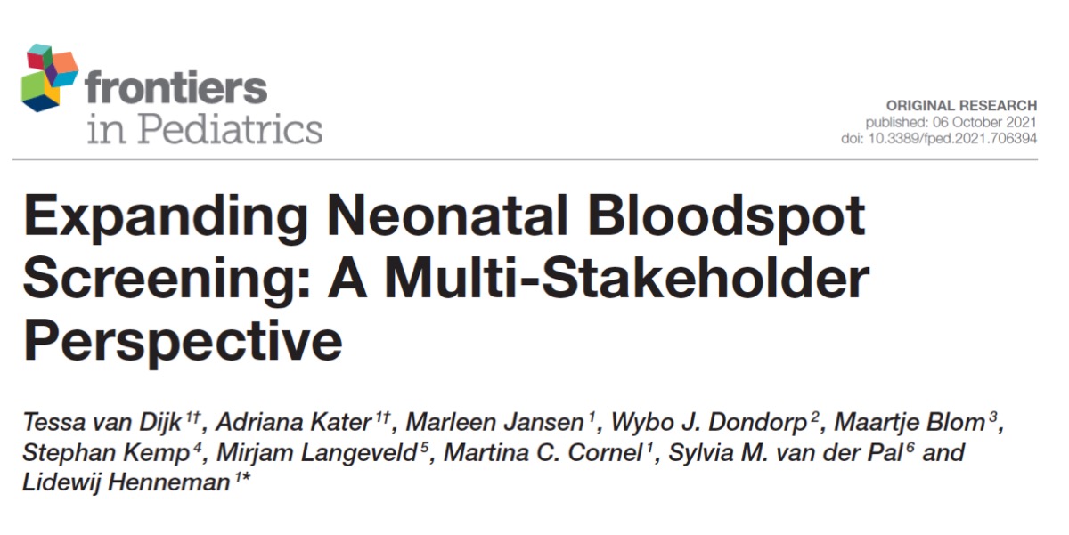 StephanKempNL's tweet photo. Multi-stakeholders perspective qualitative study on newborn screening expansion identified 2 types of perspectives: a “targeted-scope” vs. “broad scope” view regarding health gain and individual parental autonomy. Free at https://t.co/dxuEz2LcdO @FrontPediatrics @ZonMw @rivm https://t.co/2w1nJsiYdr