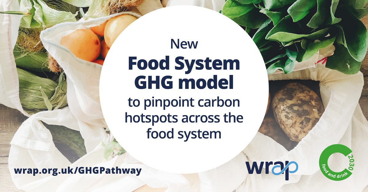 WRAP_NGO's tweet photo. We've introduced new #GHGEmissions model to enable food &amp; drink organisations to consider implications of changes across the whole #FoodSystem. More in our major new #GHGEmissions report https://t.co/XTOjK0tdCh #SDGs #Courtauld2030 #ClimateChange #COP26 #NetZero #TargetMeasureAct https://t.co/OcS2awP5bx