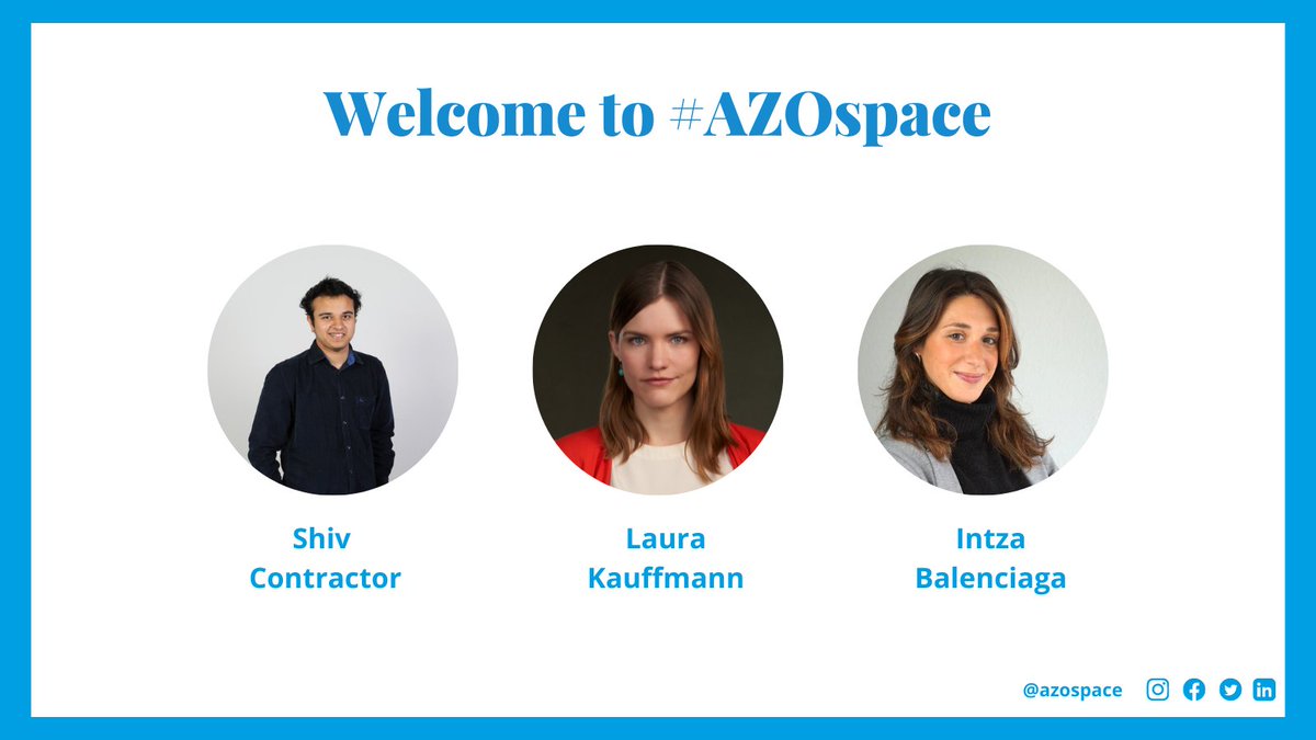 AZO_space's tweet photo. #WelcomeWednesday
To continuous drive innovations and foster collaborations in the #spaceindustry, we are delighted to announce that three new colleagues will be joining our dynamic team!🤩
Welcome to #AZOspace 🚀
#spaceinnovation #EUspace #teammember #teamwork https://t.co/cfmruHhuEk