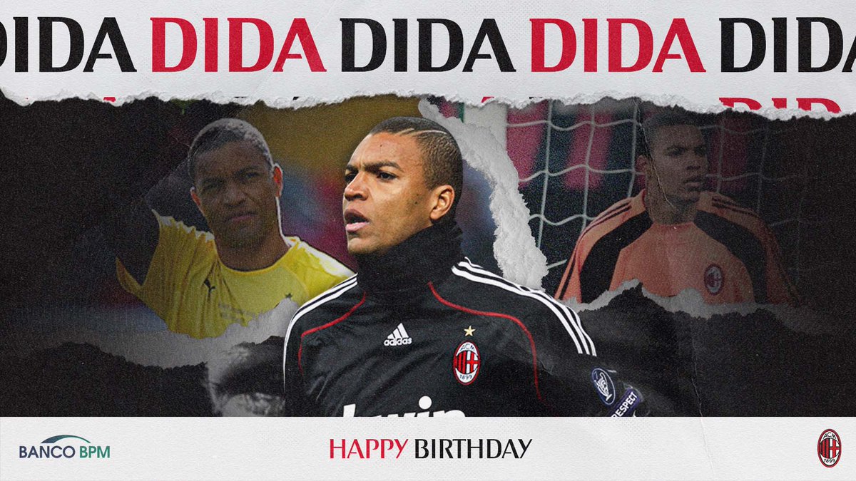 acmilan's tweet photo. Yesterday's hero of Manchester coaches our goalkeepers of today 🧤🔴⚫
#HBD, Dida 🎊 
 
L'Eroe di Manchester oggi allena i nostri portieri 🧤🔴⚫
Tanti auguri 🎶 Nelson, Nelson, Dida, Dida! 🎊 
 
#SempreMilan | @BancoBPMSpa https://t.co/ZMxdorDNS6