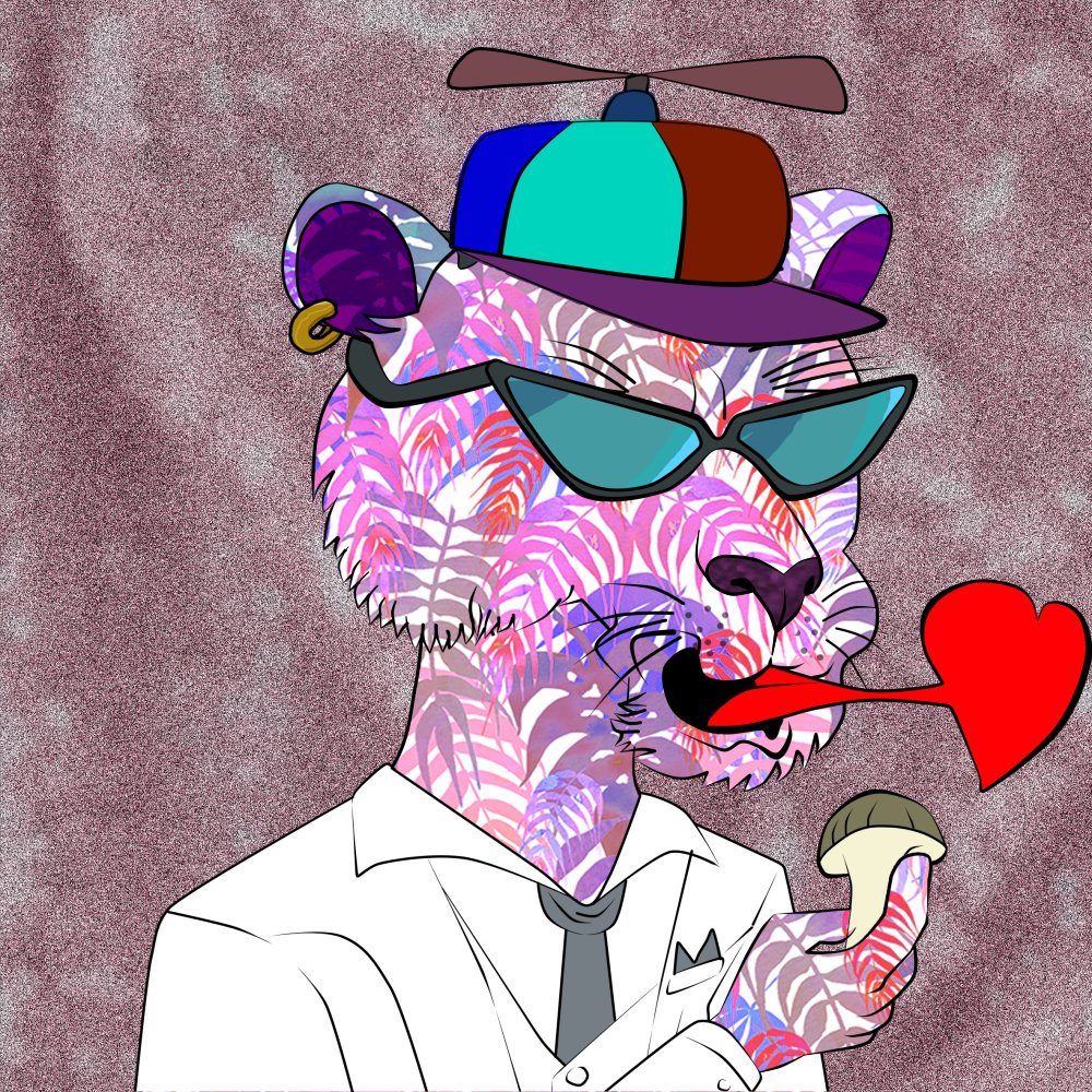 Our artist has said she hopes NFT buyers can detect BAYC's inspiration in her work (though she is quick to point out Cool Tigers art is crazier, zanier, and happy, not bored!) 
#NFTMintingSoon #NFTCommunityRewards #NFTRoyaltyRewards #NFTCollectibles <a href="/Smart_NFT_News/">🎆 Smart_NFT_News 🎆</a> <a href="/NFTPlazas/">NFT Plazas</a>