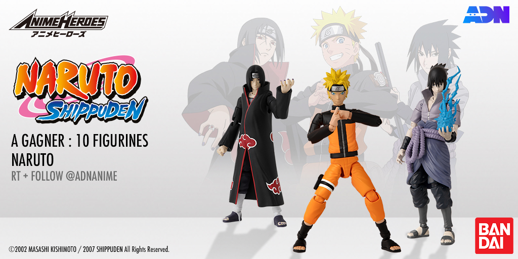 🎁Alerte concours ! 🎁

🚨10 Figurines Naruto à gagner 🚨
Comment participer ? C'est simple !
RT ce post + Follow @ADNAnime !

TAS le 09/10