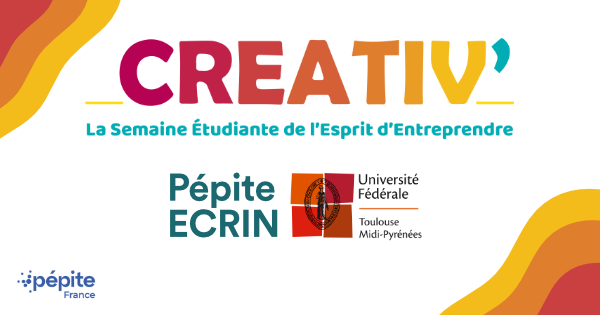 Univ_Toulouse's tweet photo. 🚀 Jusqu'au 8 octobre, c'est la semaine #CREATIV21 et de l'esprit d'entreprendre : conférences, ateliers, créathlons, challenges, tables rondes, présentations, témoignages... Retrouvez le programme de @PEPITE_ECRIN sur ➡️ https://t.co/Wc6QiygE7Y https://t.co/AMqeWTSjFE