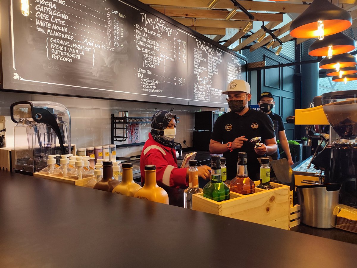 IRCUTP's tweet photo. Site inspection at He & She Coffee by HSSE Team.
#heandshecoffee #UTPlibrary #IRCUTP #UTPinME https://t.co/Om0dS4h3Ub