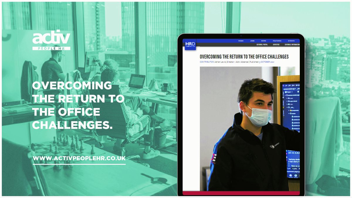 activpeoplehr's tweet photo. Overcoming the return to the office challenges 
https://t.co/AmhZb69r6l
#hrnews #activpeoplehrpress #pr #hr #hrsoftware #business #experience #humanresources #absences #cloudsoftware #businesssoftware #software  #cloudhr #development #softwaredevelopment https://t.co/bsWp0qt4Th