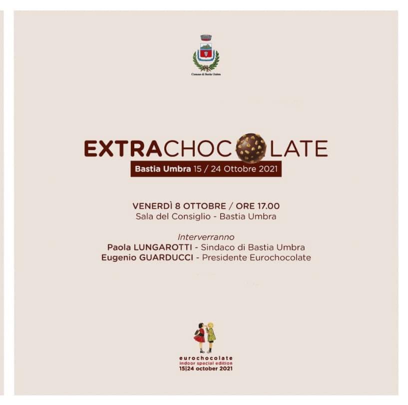 faceciok's tweet photo. Venerdì 8 Ottobre
Ore 17:00 Sala Del Consiglio - Bastia Umbra
Conferenza Stampa #ExtraChocolate https://t.co/f1t36SwMNC
