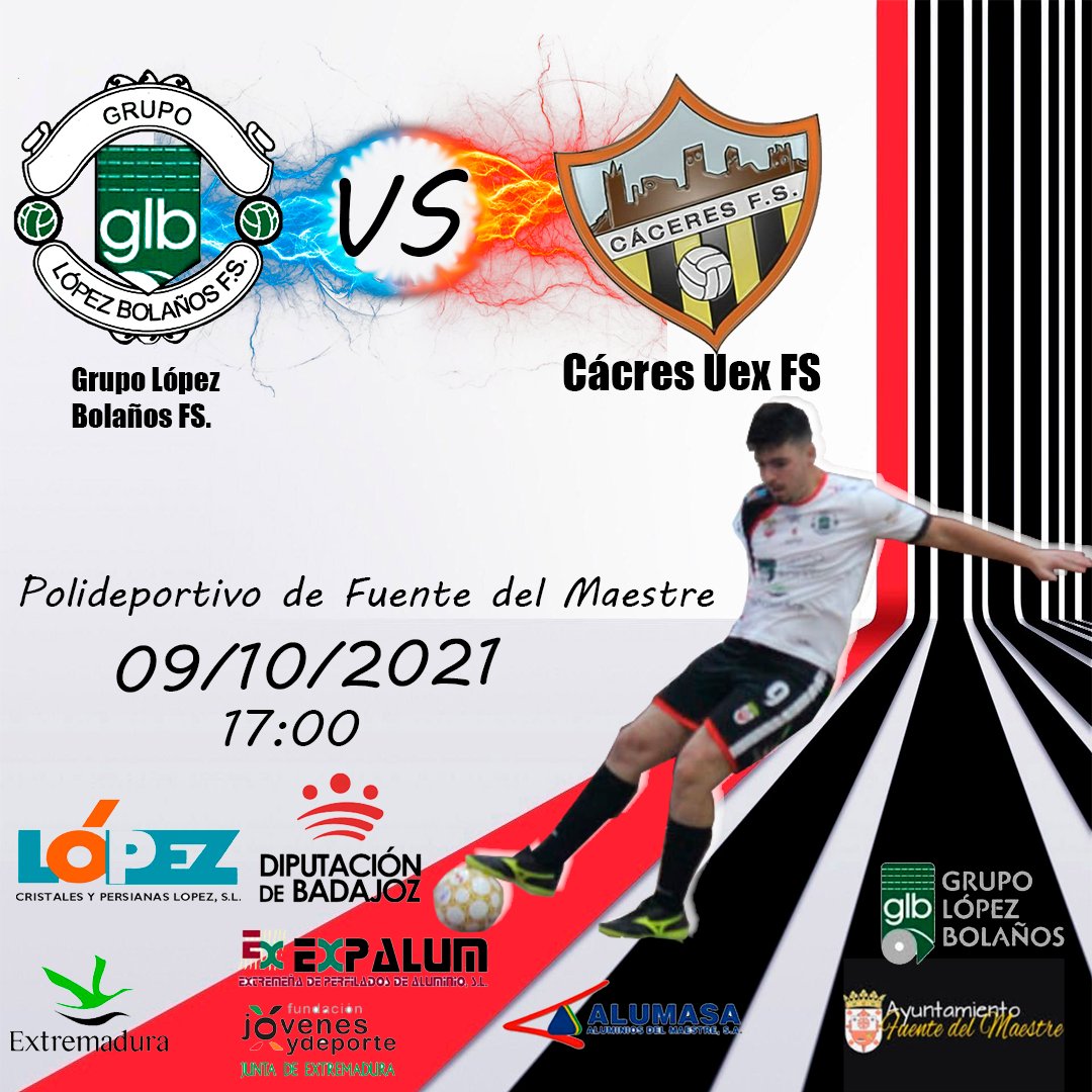 Nos vemos este sábado en casa para enfrentarnos a <a href="/CaceresUExFS/">Cáceres FS</a>  en esta jornada n° 4.

#123👼🏻💫2🤍🖤❤️