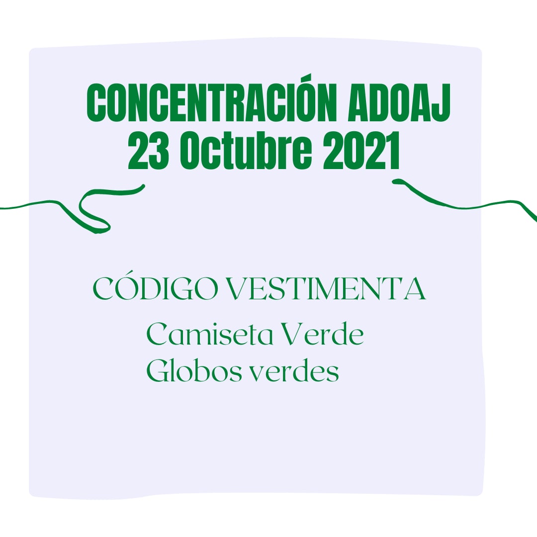Buenos días valientes! Aquí os dejamos fijadas fecha, lugar y hora de la concentración. Asimismo, tenéis el código de vestimenta.
#23O
#PorUnAccesoJustoALaAdministración
#ADOAJ