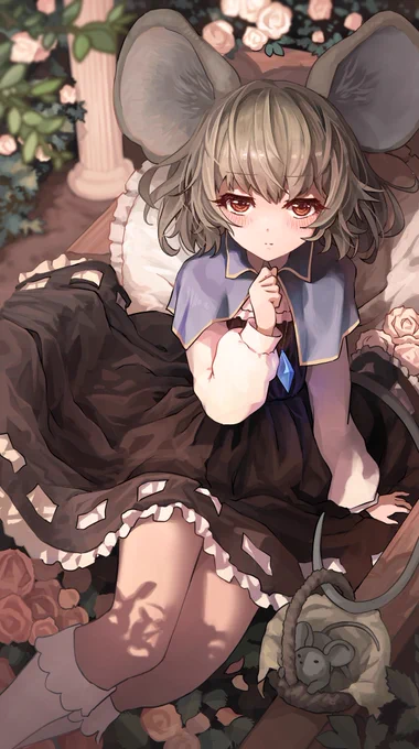 ナズーリン(東方)
skebからリクエストいただきました。Thank you!! 