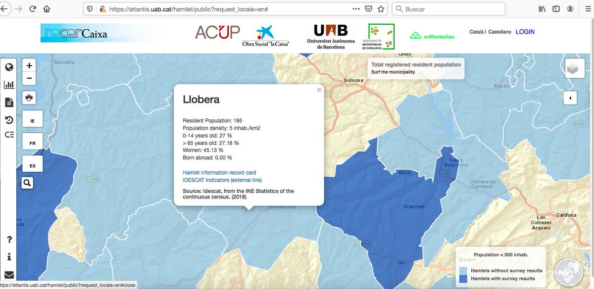 RicardMoren's tweet photo. @aralleida @TurismeSolsones #hamlets research @UABBarcelona:
LLOBERA municipality #SOLSONÈS #Lleida:
203 inhabitants (INE,2016) including 0 born abroad: why 0?
#micropobles #RuralEUROPE #RURALdepopulation #SmallVillages #Llobera #ruralCatalonia
#ruralSpain #micropueblos
+Info: https://t.co/fod9N05jED
📷2020 https://t.co/bTWL8NDC5D