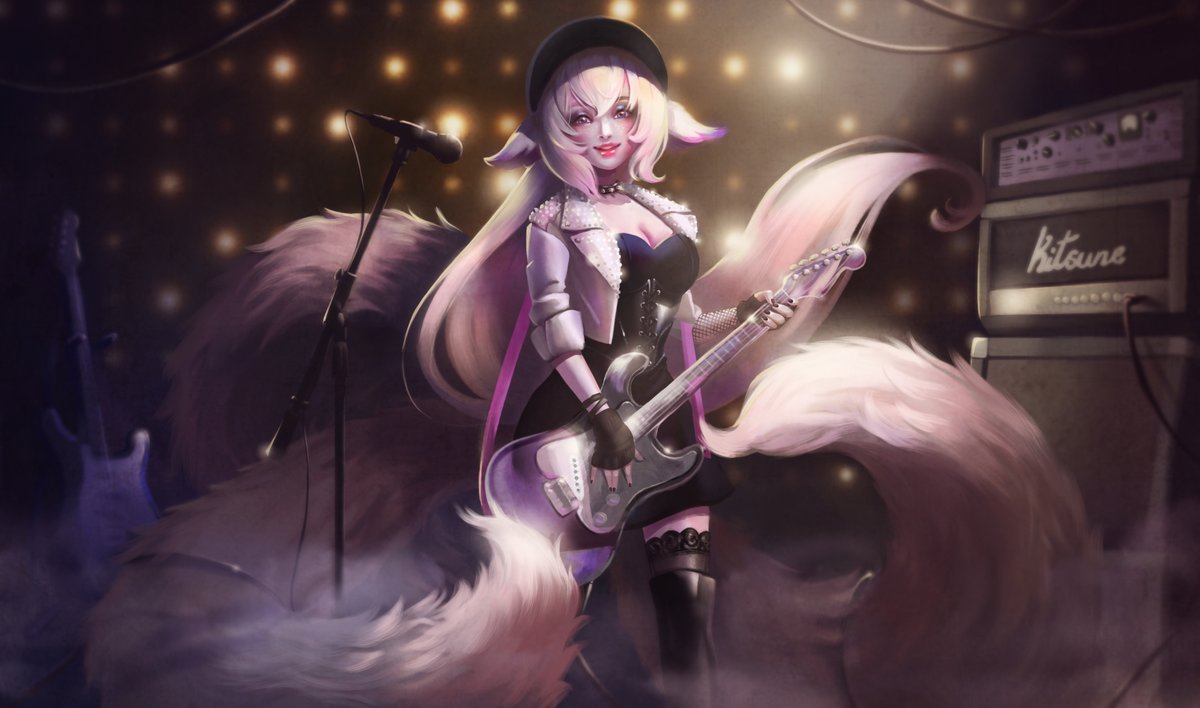 It's time to take the stage. 
This piece is for everyone out there fighting to make their dreams a reality, you can do this! ❤
Posters will be available at <a href="/MCMComicCon/">MCM Comic Con</a> in the Artist Alley!

#ArtistOnTwitter #mcmlondon #artforsale #digitalart #kitsune