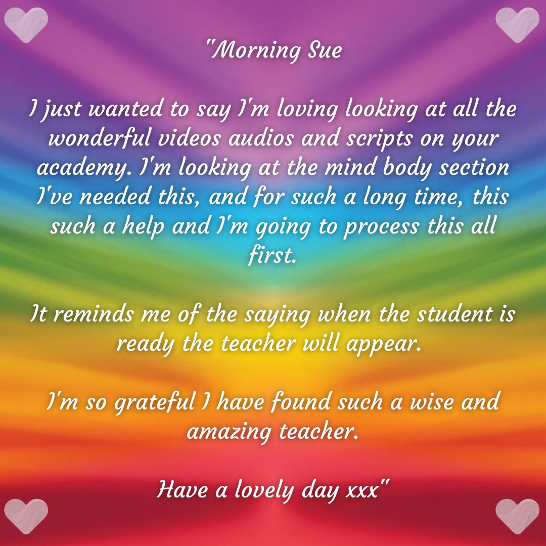 suericksacademy's tweet photo. What lovey feedback about the Sue Ricks Academy 😀

Thank you! 💜

#suericksacademy #thankyou https://t.co/Z9phnLa1Kp