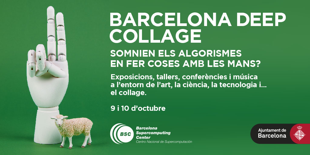 #BCNDeepCollage  ✌ 🐐
Encara hi ha places disponibles!

📅  9 i 10 octubre: Taller de collage sonor “Els sons de les Corts” amb <a href="/ferrancruixent/">Ferran Cruixent</a> 
 
➡ bsc.es/Collage#agenda…
