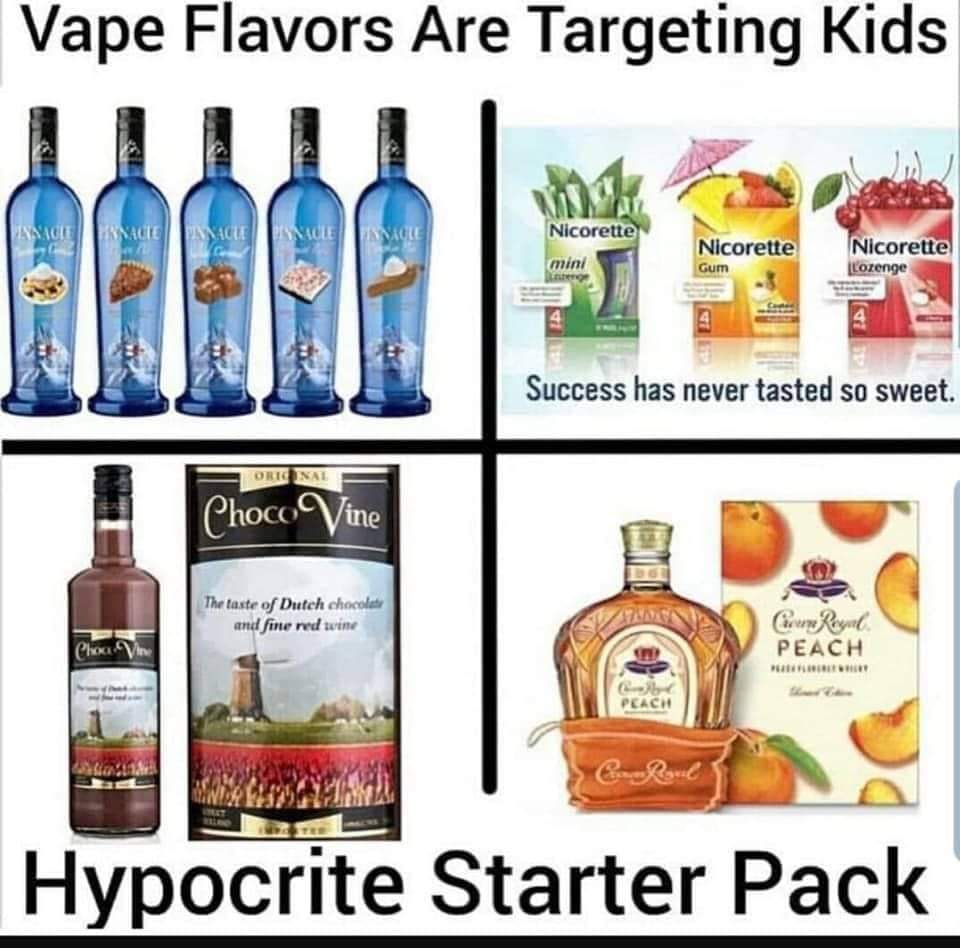 bk13051's tweet photo. @JFredBeck2 @DenverChannel Just to illustrate your #hypocrisy:
«Cocktail bars are helping no one, serve zero good in the community. [...] Kids see [insert any cocktail's name] and think it's soda. [I'm not repeating your hate speech slur, though]»
#scientificconsensus : vaping >95% less harmful than 🚬 https://t.co/QrRexnBeTO