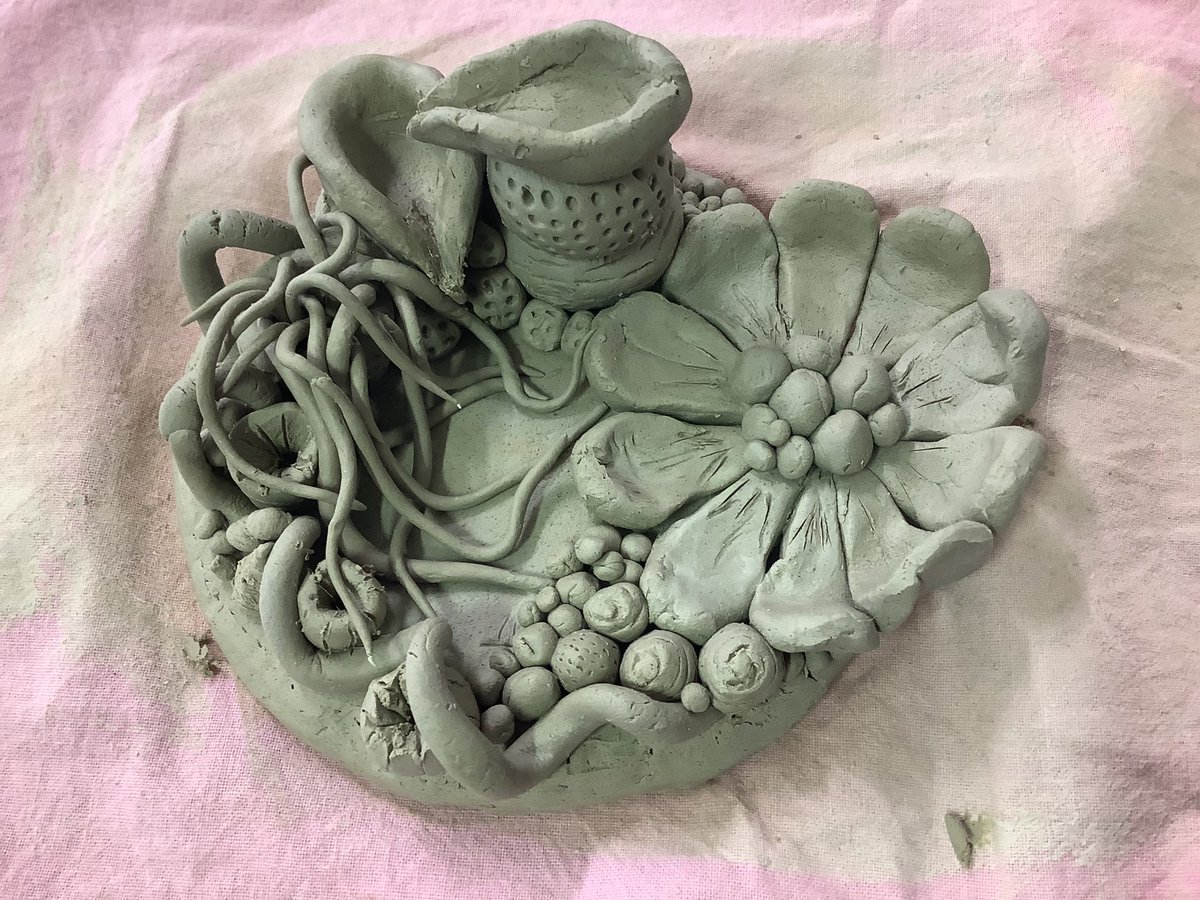 DunottarArt's tweet photo. Yr. 10 Ceramics inspired by Ernst Haeckel #dunottarschool https://t.co/Z8xAtFPP8v