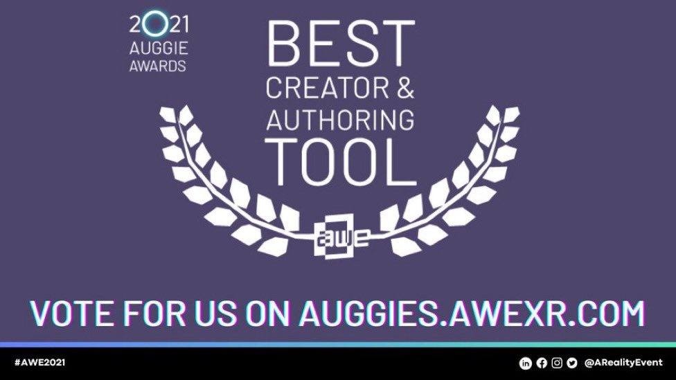 thor_bux's tweet photo. My team and I are so grateful that we have reached this point. Now we need your help.
Visit https://t.co/l7jU3fpGOF to cast your vote for us! Search for #MiXR
#AuggieAwards #AWE2021 #webar #augmentedreality https://t.co/MAv779UU97