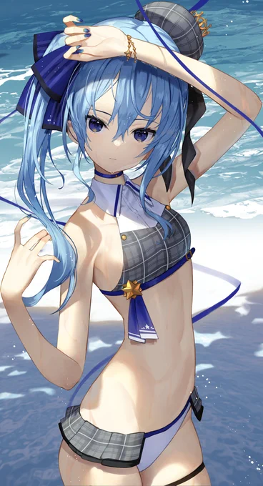 水着すいちゃん #ほしまちぎゃらりー 