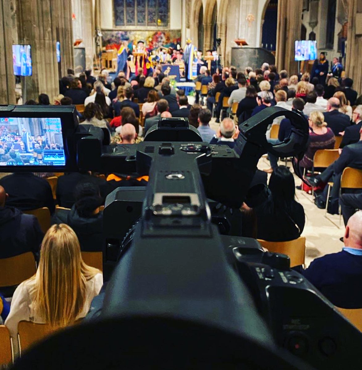 firstsightmedia's tweet photo. Life through the 📹 #lens….
More #inpersonevents this week with @AngliaRuskin @CCathedral covering the 🎚 #technicalproduction of their Class of 2020 and 2021 #graduations
#aruproud #arugrad #events #eventtechnology #technicalproducers #firstsightmedia #chelmsfordcathedral https://t.co/myTK1YEi4S