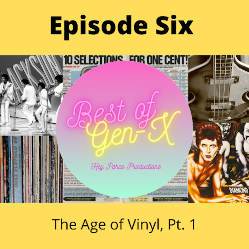 HeyParcoPodcast's tweet photo. Remember your first album? From teenyboppers grooving to the Jackson 5 to preteens terrified by Bowie, we peel back the cellophane to confess our dorkiest music secrets. Link in bio #70s #80s #GenX  #genXwomen #britishinvasion #motown #classicrock #beatles #vinyl #vinylrecords