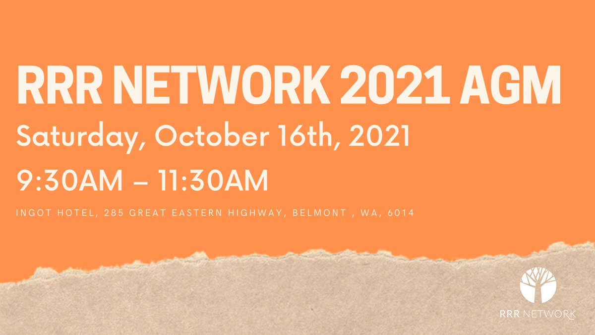 RRRNetwork's tweet photo. A friendly reminder to RRR Network Members you are invited to attend the RRR Network AGM on the 16th of October.

For those who are unable to attend in person, the AGM will be available online.

https://t.co/wIm0KWejSY

#RRRNetwork #RRRWomen https://t.co/jNQUDZ4C7r