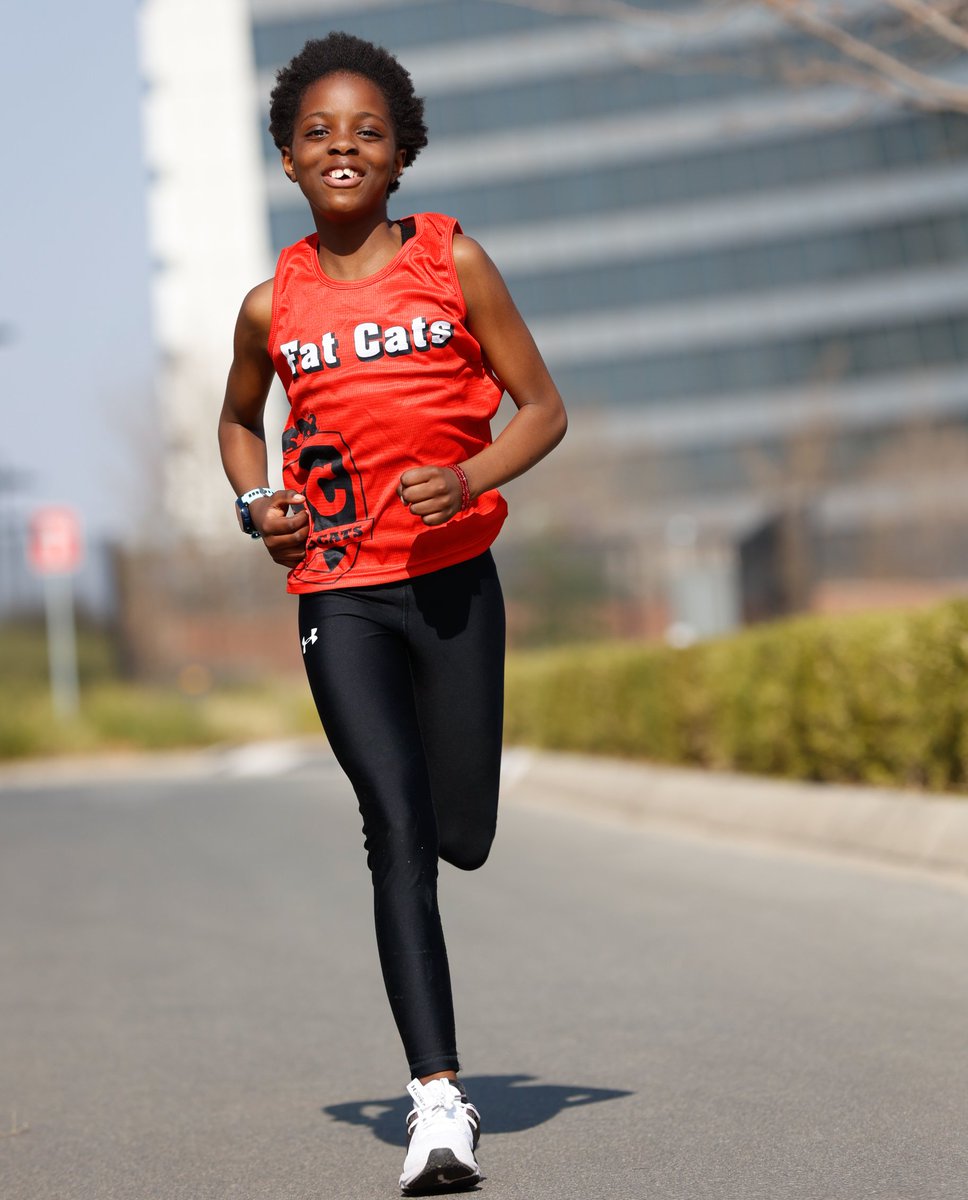 MarimaSipho's tweet photo. Focused and ready to enjoy the @fatcats_ac virtual race🏁 this coming Sunday🗓 This 10 year old "daddy's little girl that calls me paps" will be running with me😊❤
Remember, #ItsAFamilyThing 
Join us and sign up on https://t.co/eR8kJDpYw8
#FatCatsRace #FatKittens https://t.co/q2b0GkN4YK
