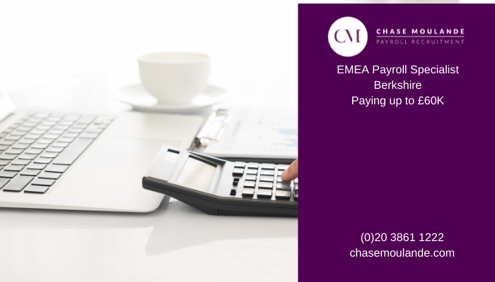 chasemoulande's tweet photo. EMEA Payroll Specialist required, Berkshire, 12 month FTC, paying up to £60k, more details on our website: https://t.co/v62U1Ma5gp

#payroll  #payrolljobs   #emeapayrolljobs  #berkshirepayrolljobs
#payrollspecialist  #emeapayrollspecialist  #chasemoulande https://t.co/WBpLnvQiiB