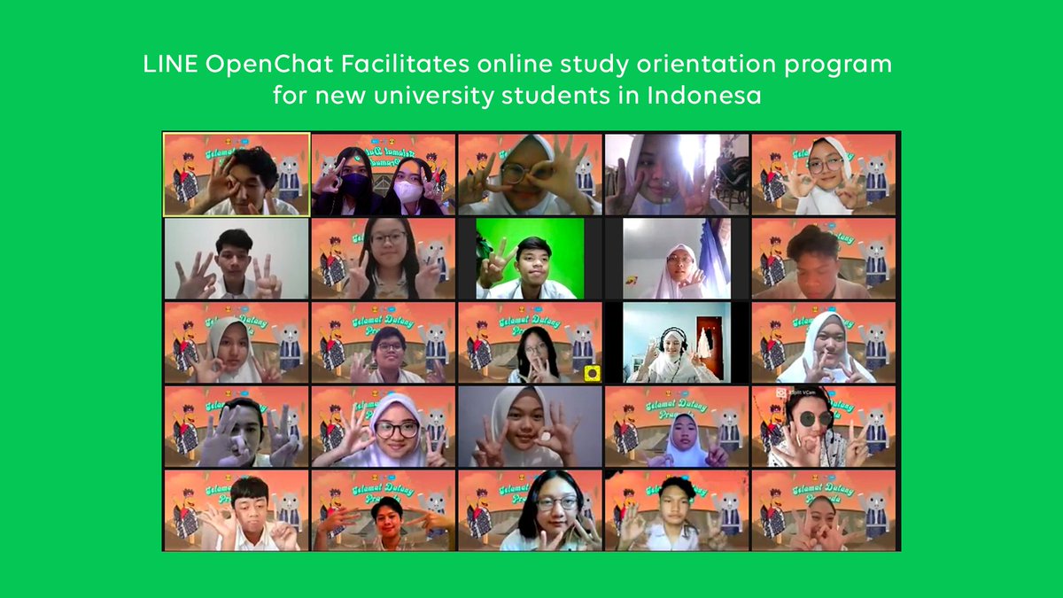 LINE_Global's tweet photo. #LINE OpenChat has become a popular feature among university students in Indonesia. And many universities in Indonesia are using #LINEOpenChat to communicate with new students — just like @UGMYogyakarta. Best wishes to everyone on campus!

#LINEIndonesia #GadjahMadaUniversity https://t.co/1A2UlD1Dm1