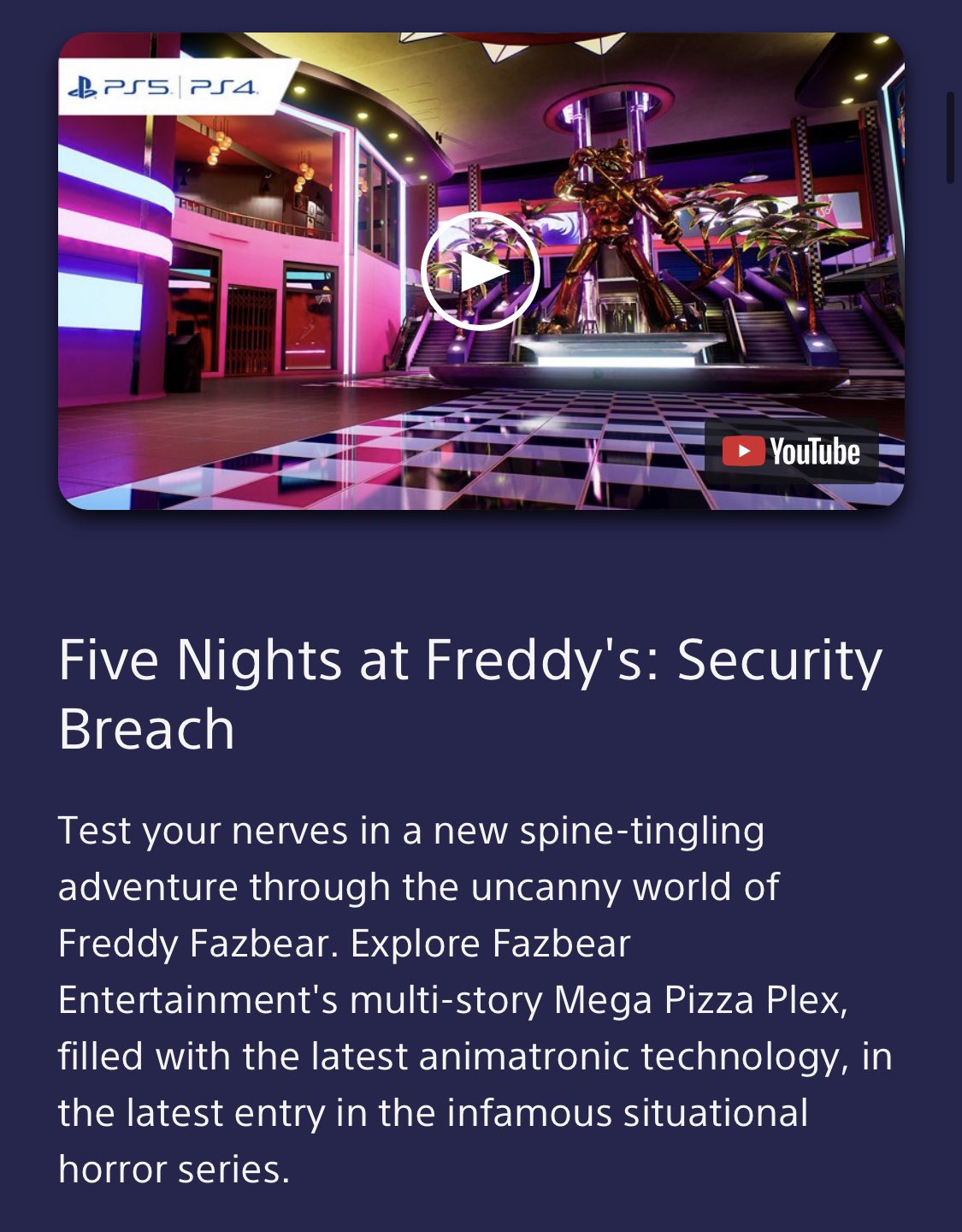 fnaf security breach quiz
