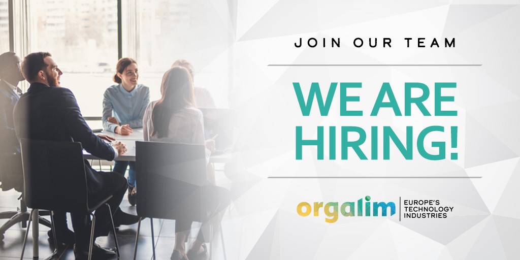 Orgalim_EU's tweet photo. We are hiring! Orgalim is looking for an Adviser in the fields of #Digital and #Innovation policy. 
Apply by 15 October to join our dynamic team and work with experts from some of the most innovative associations and companies in EU.
Full description👉https://t.co/orFdieAHB9 https://t.co/I8kRK25fLl