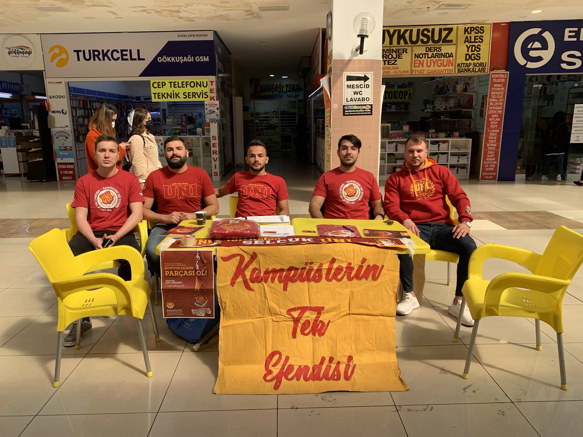 Stantımız gün içerisinde Gökkuşağı AVM’de açıktır. Bütün kardeşlerimizi stantımıza bekliyoruz. 
Geçmiş dönemlerden ürünü olanlar stantımıza gelip ürünlerini alabilirler.
#ultrAslanUNI