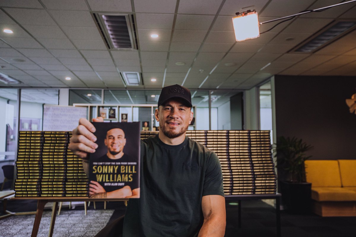 SonnyBWilliams's tweet photo. Thanks to everyone who’s asked about how to get my book. It’s in bookstores on the 13th of October and I’ve signed a stack of copies! In AUS you can get a signed copy from Booktopia. There will also be signed copies available in NZ too. Follow the link in my bio! 😊🤲🏽 https://t.co/7iG51KDACG