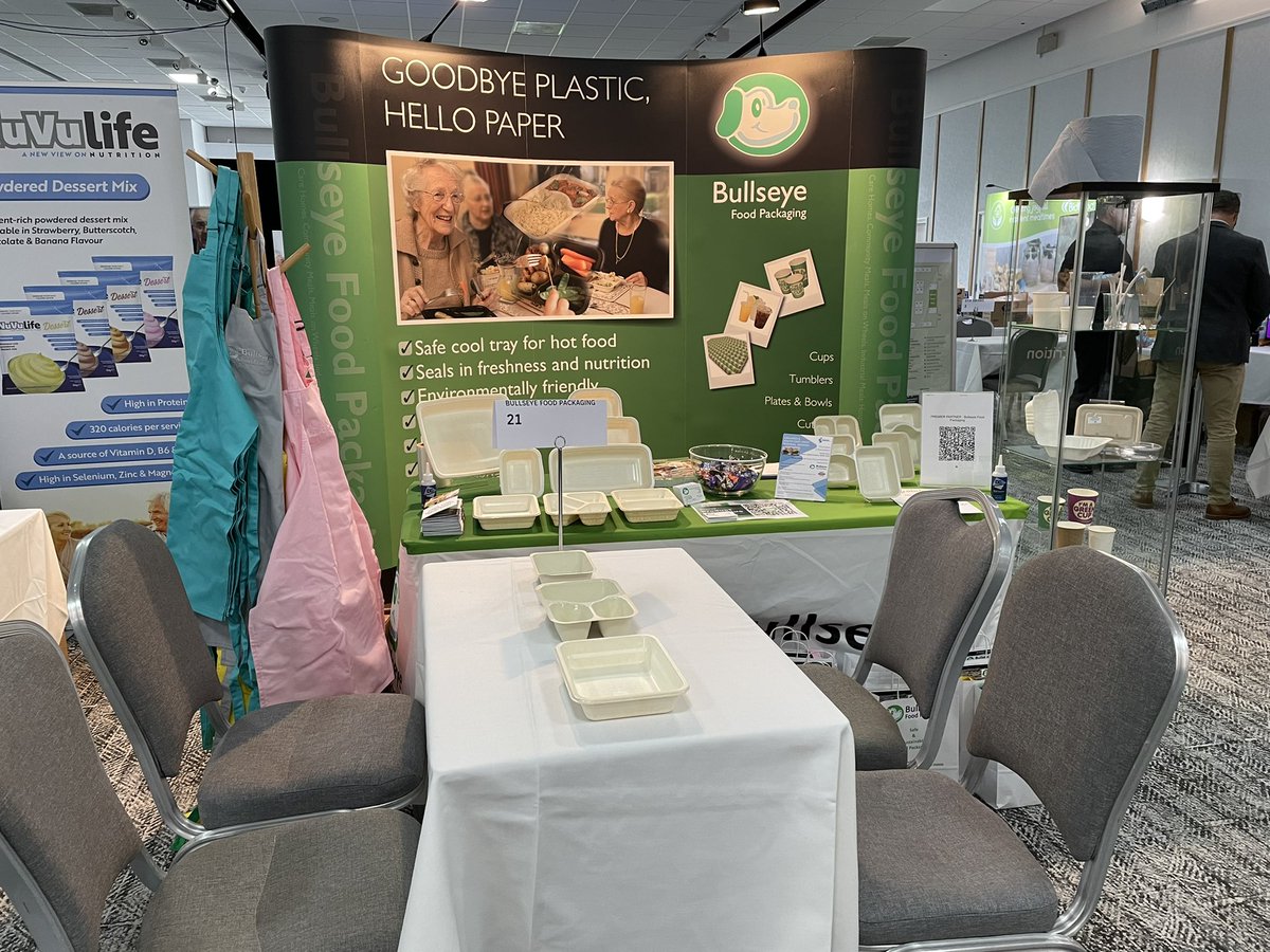 BullseyeLtd's tweet photo. All set and raring to go at the @NACCCaterCare training and development forum. #carecatering #nacctdf2021 #Nottingham https://t.co/tcdT7A2NRN