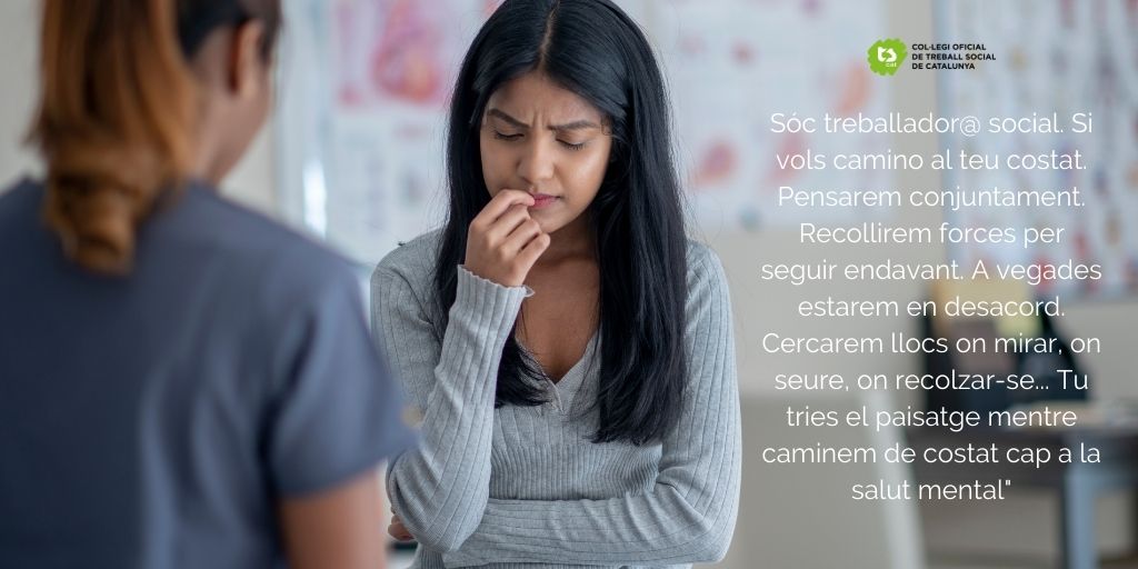 Ens sumem al #DiaMundialdelaSaludMental per seguir sensibilitzant la societat sobre els trastorns mentals, lluitar contra l’estigmatització i fomentar iniciatives que millorin l’atenció. 

Compartim algunes reflexions sobre la #salutmental amb la mirada del #treballsocial 👇