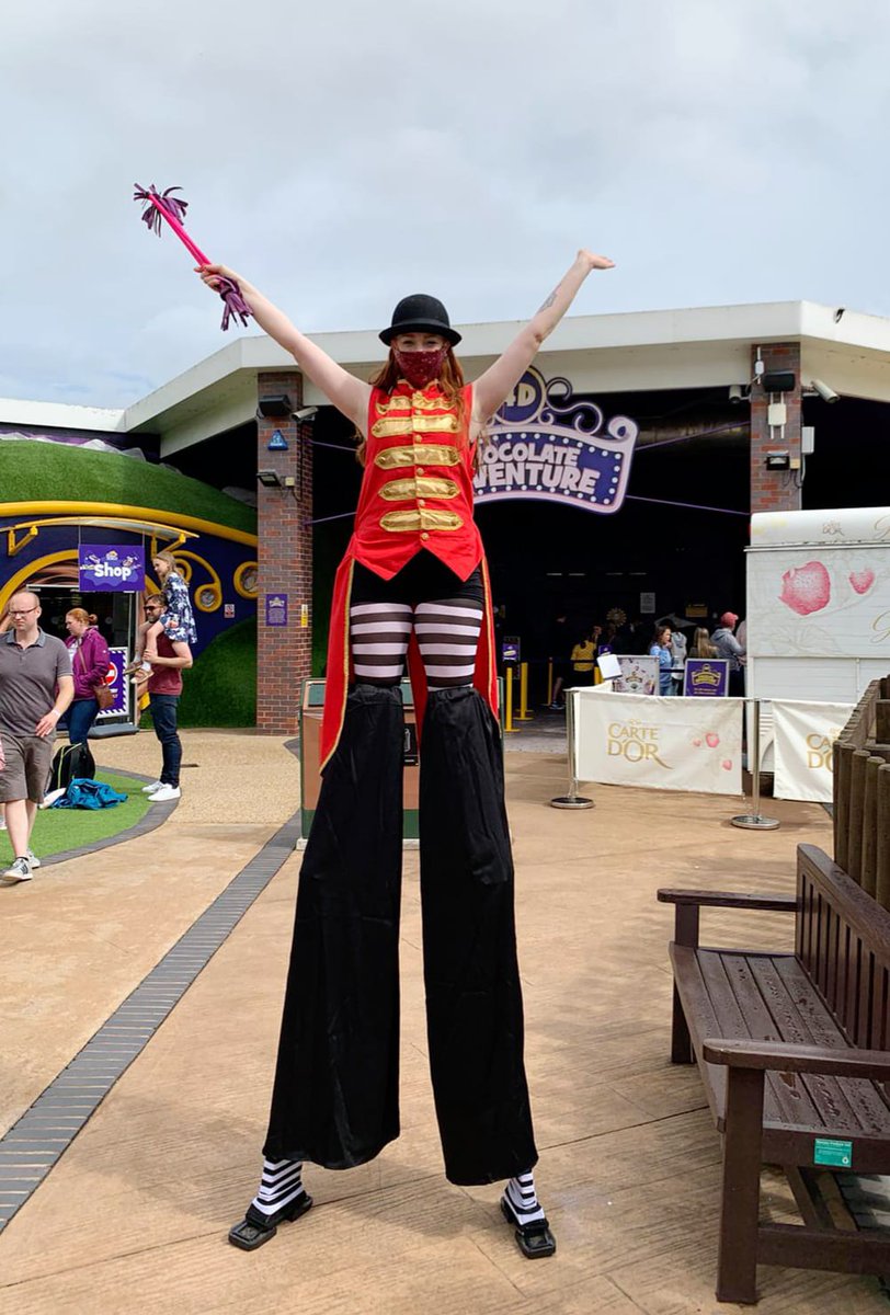 RbAManagement's tweet photo. Skill share time... Did you know our client Amy Dee is highly proficient in stilt walking, aerial work AND hula-hooping? Mad skills! 

#aerialhoop #Hulahooping #stiltwalkers #liverpooltalent #ActorPerformer #LiverpoolActor #NorthwestPerformer #CadburyWorld https://t.co/ac6TiznvMM