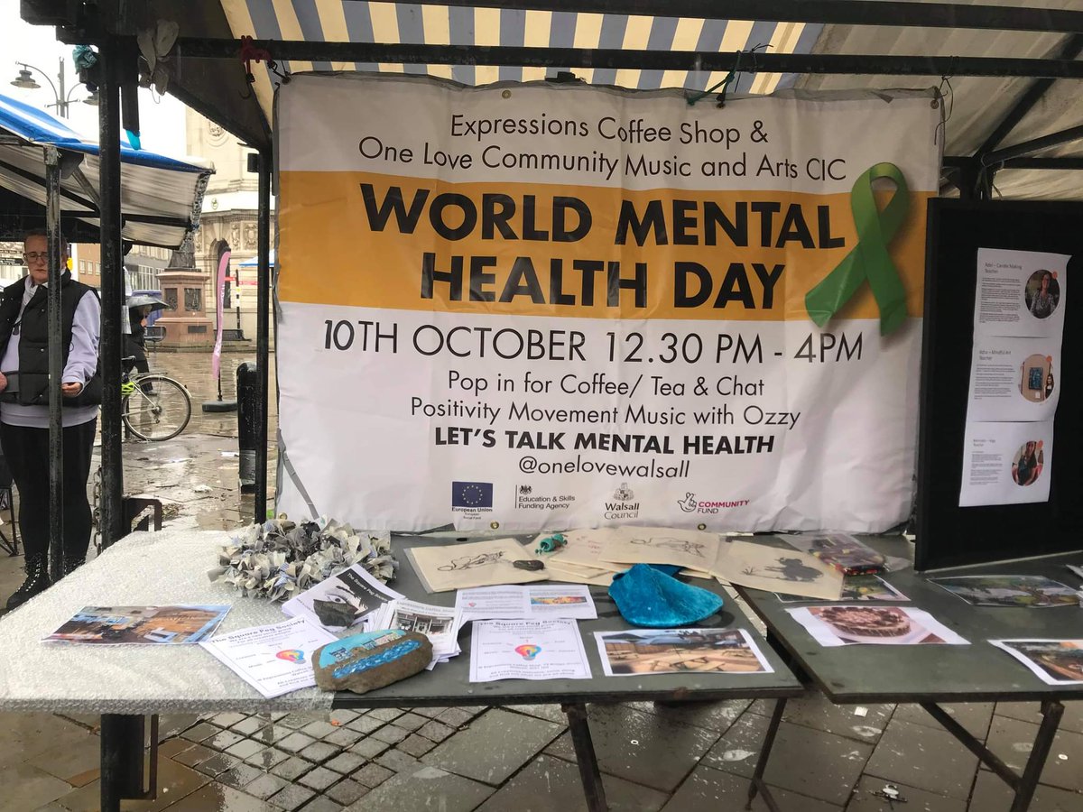 OneLoveWalsall's tweet photo. As apart of the National Women's bike race celebrations yesterday, we joined other community groups who had stalls to give information on services we provide and what we as an organisation is all about. We enjoyed telling Walsall Residents all about Expressions and One Love. https://t.co/JpIfPs0m4k