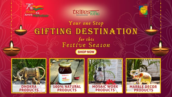TribesIndiaWB's tweet photo. With a vast variety of traditionally Handcrafted Indian artefacts. Let @tribesindi be your one stop gifting destination this festive season.
 
Shop now from your nearest outlet or online https://t.co/bAcOidEumZ to avail upto 40% off.

#Vocal4Local #BuyTribal #AmritMahotsav https://t.co/JuYXnmRuDV