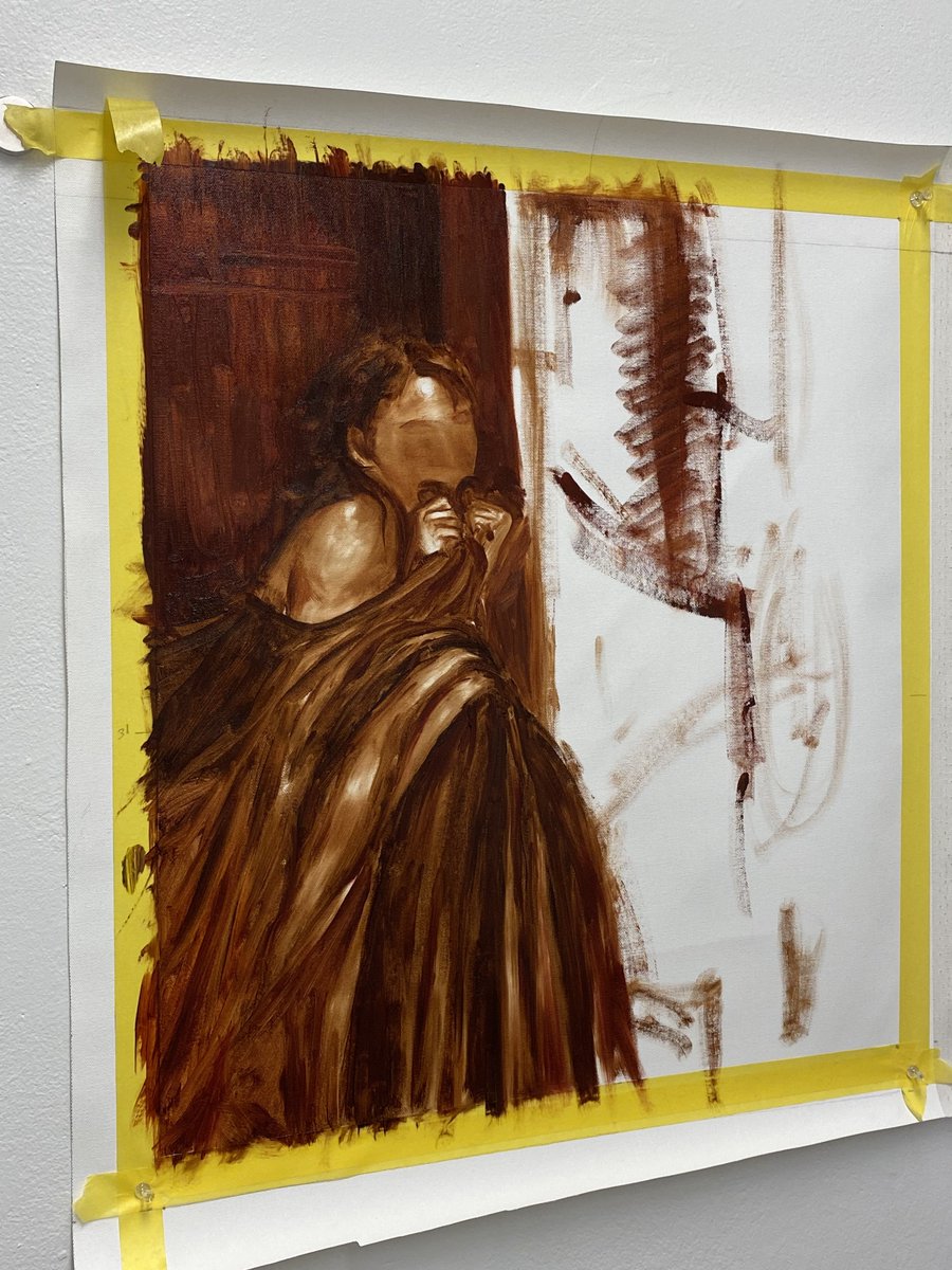 sasponella's tweet photo. Besties I think I’m getting better a little bit at oil painting https://t.co/S1qWJHAmsH